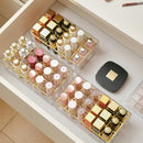 Axyaa Acrylic Makeup Brush & Lipstick Organizer Tray, 18 Slots