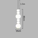 Axyaa Nordic Glass Balls Chandelier for Bedroom Restaurant Bar