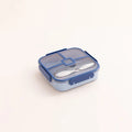 Axyaa 3 Compartment Microwavable Lunch Box Container