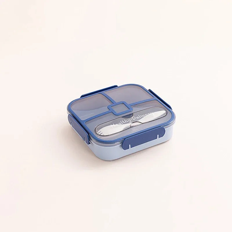 Axyaa 3 Compartment Microwavable Lunch Box Container