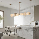 Axyaa Copper Marble Pendant Lamp for Nordic Luxury Dining and Study Lighting