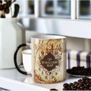 Axyaa Marauder Map Color Changing Cup Mug - Magic Heat Sensitive Tea Coffee Gift
