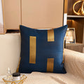 Axyaa Geometric Jacquard Square Cushion Cover 45x45 Polyester Throw Pillowcase