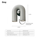 Axyaa Nordic U-shaped Water Pipe Chandelier: Rotatable LED Lighting Fixture
