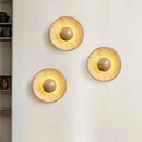 Axyaa Wabi Sabi Wooden Style Wall Lamp for Bedroom and Living Room