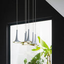 Axyaa Nordic LED White Pendant Light for Home Kitchen Bar Dining Room