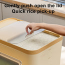 Axyaa Rice Storage Box: Insect-Proof, Moisture-Proof with Lid, Kitchen Container for Dry Grain