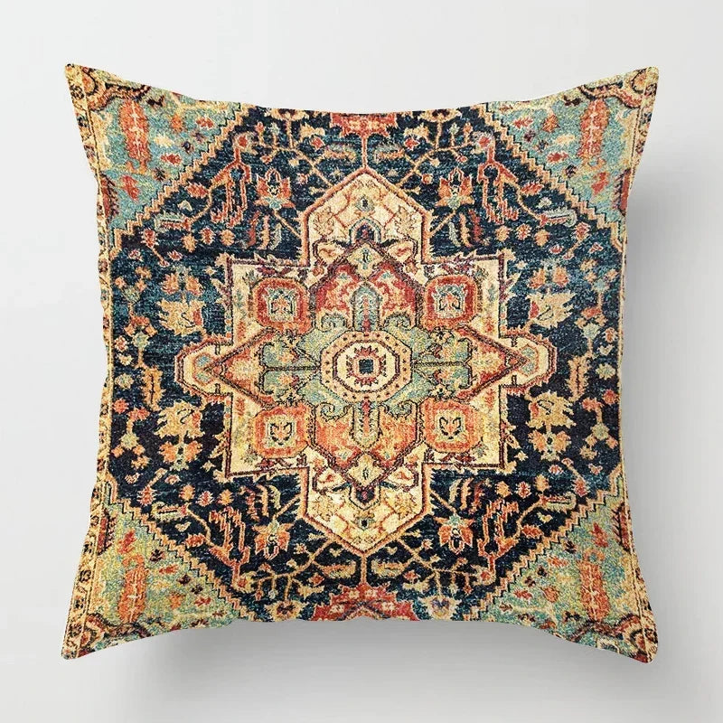 Moroccan Ethnic Pillowcase Sleeve for Home Décor by Axyaa