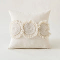 Axyaa Boho Tufted Linen Cushion Covers with Tassel - Nordic Style Pillow Cases