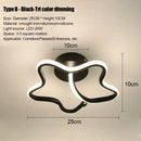 Axyaa 3 Color LED Ceiling Lamp: Modern Styles for Hallway, Bedroom, Living Room