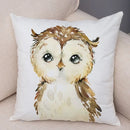 Axyaa Animal Cushion Cover - Cute, Watercolor, Sofa Decor Pillowcase