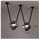 Axyaa Luxury Glass LED Pendant Chandelier for Home and Commercial Spaces.