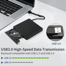 Axyaa USB 3.0 Type C External DVD RW CD Writer Burner Drive for PC & Laptop