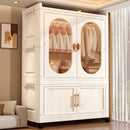 Axyaa Foldable Wardrobe,Cabinet with Magnetic Doors,Multi-Layer Organizer
