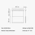 Axyaa Square Knitted Fabric Pendant Lamp for Minimalist Dining & Kitchen Lighting