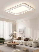 Axyaa LED Ceiling Lamp with Remote Control for Nordic Minimalist White Living Room