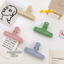 Axyaa Magnetic Paper Clip Holder Retro Color for Office School Fridge Documents
