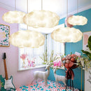 Axyaa Cloud Pendant Light: Versatile Silk Cotton LED Atmosphere Lamp for Home and Restaurant
