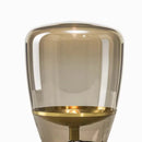 Axyaa Amber Glass Table Lamp Bedroom Decor Light