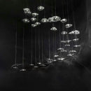 Axyaa Manta Glass Pendant Lamp: Stylish Lighting for Home & Hospitality Settings