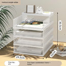 Axyaa Metal Multi-Layer File Rack Storage Box for Office Data Sorting