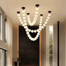 Axyaa Facil Indoor Lighting: Elegant Chandelier for Home & Staircase