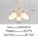 Axyaa Cream Girlish Heart LED Ceiling Pendant Lamp for Bedroom, Living Room, Dining Room