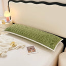 Axyaa Flannel Pillow Cover | Soft Rectangle Pillowslip | Cozy Cushion Case