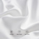 Axyaa Luxury Bamboo Fiber Duvet Cover Set with Pillowcase - Hot Sleeper Bedding