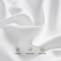 Luxury Solid Bamboo Lyocell Duvet Set by Axyaa - Silky Soft Quilt Cover + Pillowcase