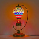 Axyaa Handcrafted Mosaic Hot Air Balloon Table Lamp Glass Bed Night Light
