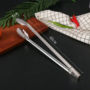 Axyaa Stainless Steel Food Tongs - Kitchen Buffet Clamp and Salad Steak BBQ Tool