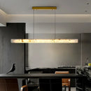 Axyaa Modern Luxury Marble Led Chandelier Gold Pendant Light