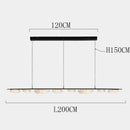 Axyaa LED Chandeliers for Dining Room Pendant Lights Hanging Lamps