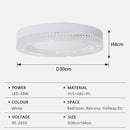Axyaa Modern Crystal LED Ceiling Light for Home Decor