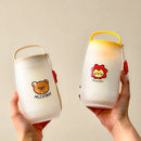 Axyaa Double Wall Water Bottle Cup with Rope Handle for Kids