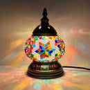 Turkish Mosaic Light Material Package Table Lamp - Axyaa Handmade Glass Gift