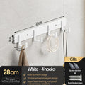 Axyaa Wall Hooks Set for Entryway and Wardrobe - Strong, Convenient Organization Solution