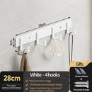 Axyaa Wall Hooks Set for Entryway and Wardrobe - Strong, Convenient Organization Solution