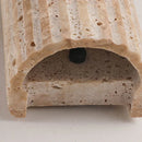 Axyaa Natural Stone Wall Lamp Japanese Style Decorative Yellow Cave Stone