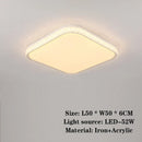 Axyaa LED Crystal Ceiling Light Remote Control for Living Room Bedroom Study Home Décor