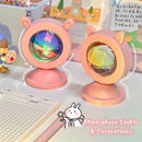 Axyaa Mini Sunset Projector USB LED Night Light for Romantic Atmosphere and Room Decor