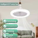 Axyaa Silent Ceiling Fan Light with Remote Control for Home Bedroom