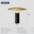Axyaa Stone Marble LED Desk Lamp for Home Decor Living Room Bedroom Study