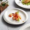 Axyaa Ceramic White Steak Plate - High-value Hotel Tableware