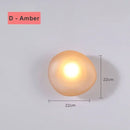 Axyaa LED Wall Lamp: Wabi Sabi Style Minimalist Bedroom Lighting