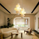 Axyaa Rice Paper Pendant Chandelier with E27 Bulb