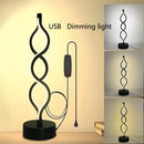 Axyaa Seaweed LED Desk Lamp, Dimmable Bedside Night Light for Bedroom and Living Room