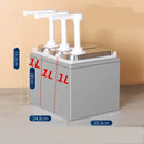 Axya Stainless Steel Sauce Pump Dispenser for Home and Commercial Use