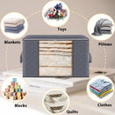 Axyaa Large Capacity Clothes Storage Bag for Organizing Bedroom Closet Clothing